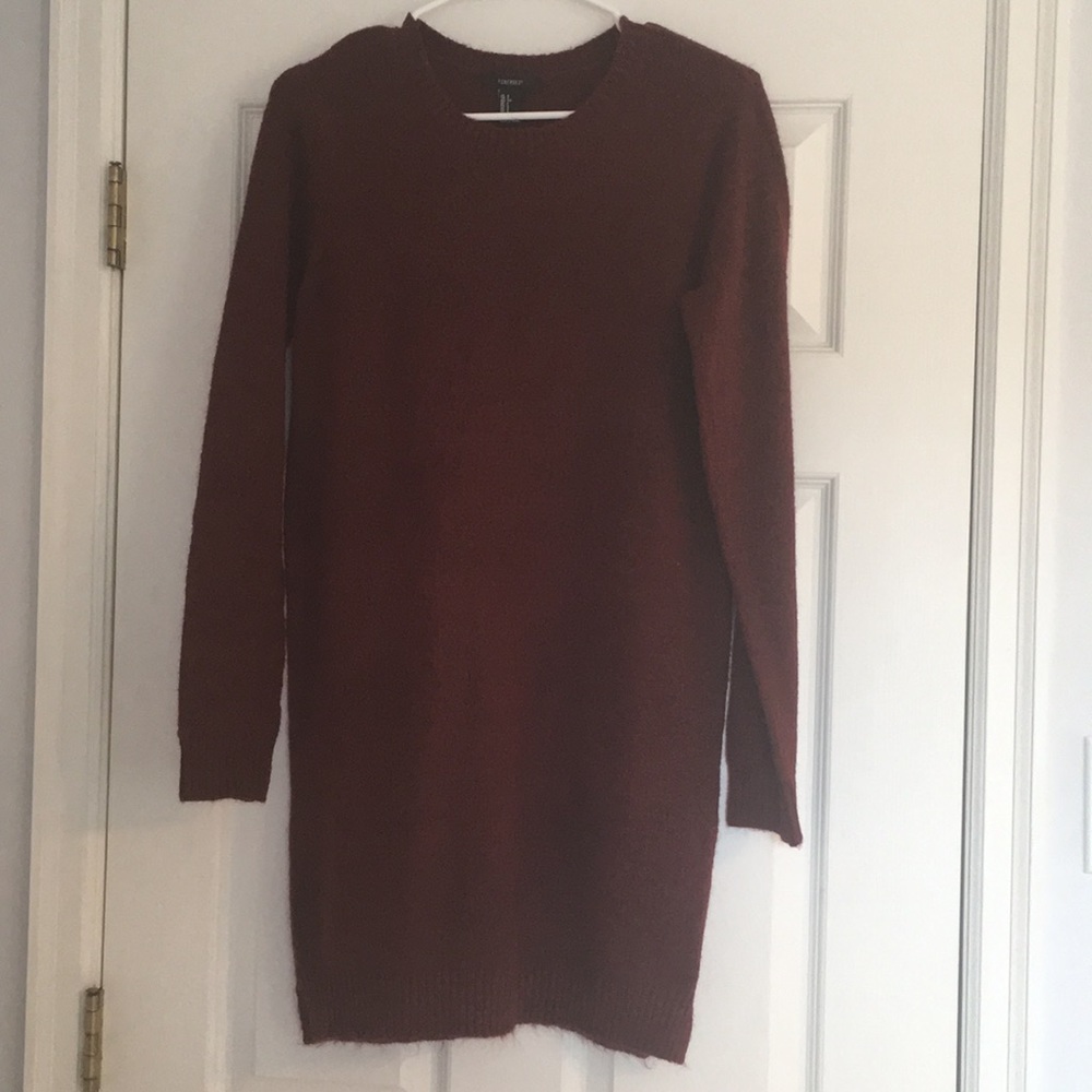 Forever 21 Maroon Sweater Dress